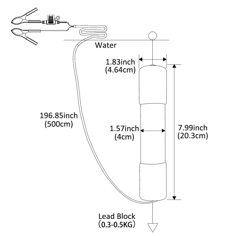 New 30W Underwater Fishing Lig - Fishing Boat Navigation Light recension och pris
