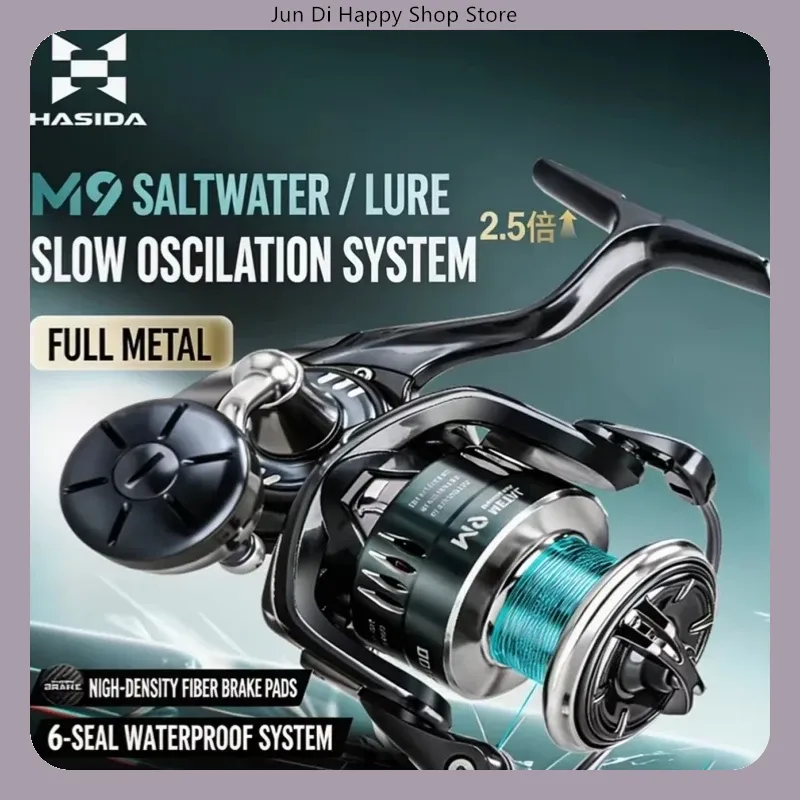 HASIDA M9 Spinning Reel Full M - Fishing Boat Steering Wheel recension och pris