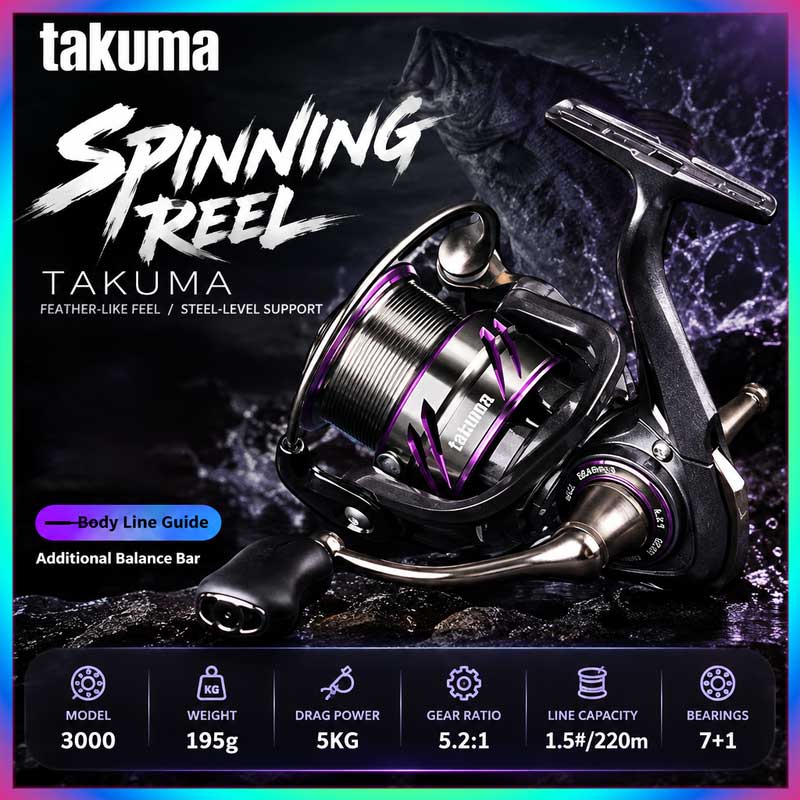 Takuma Lingxi 3000s Lightweigh - Fishing Boat Steering Wheel recension och pris