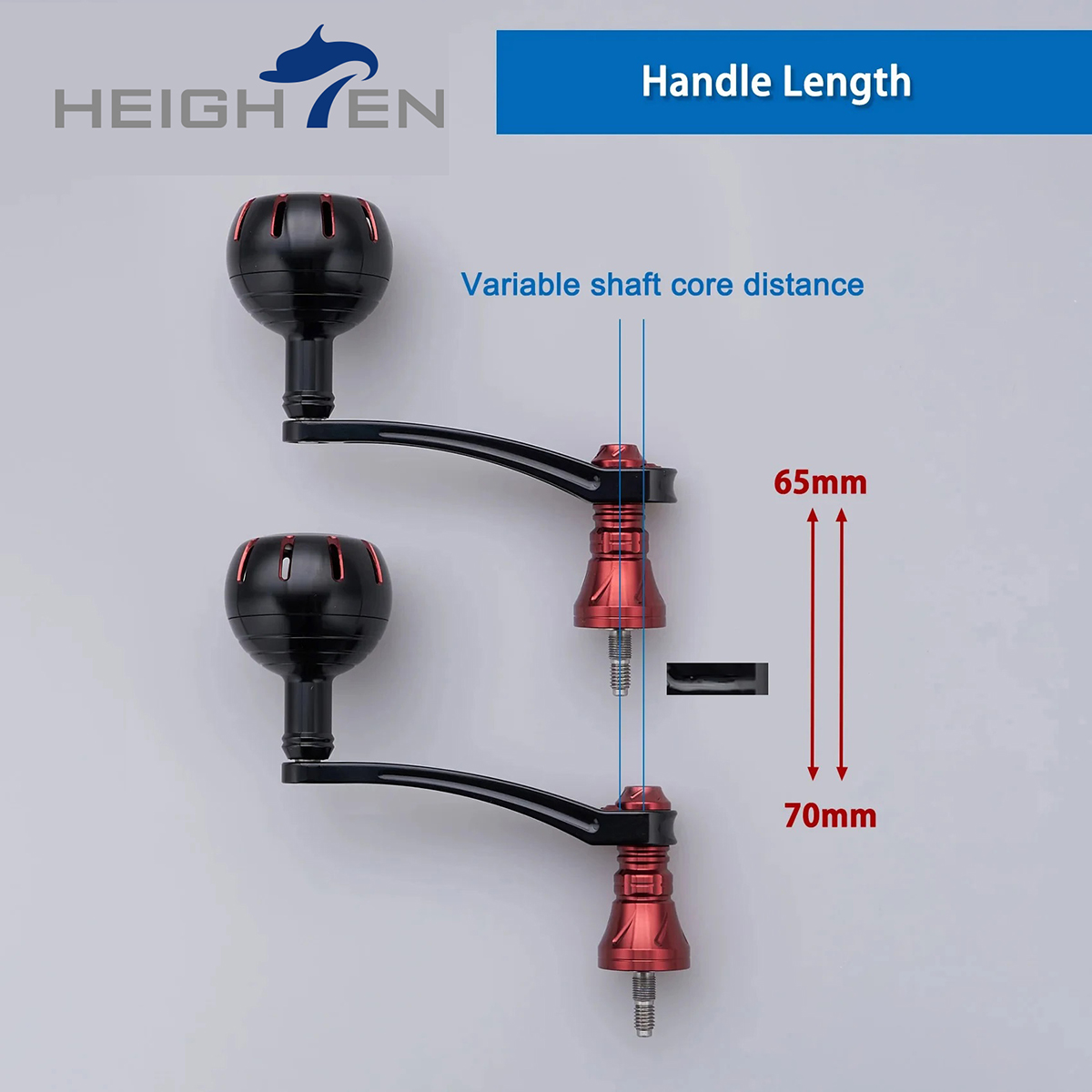 HEIGHTEN 65mm-70mm Handle With - Shimano Reel Stradic recension och pris
